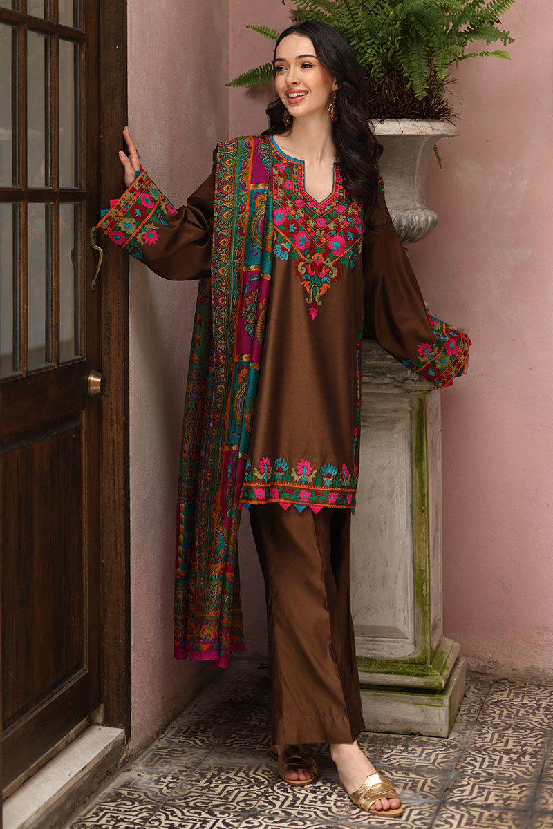 Sapphire - Lawn 3 Piece Embroidered Dress - VL1147