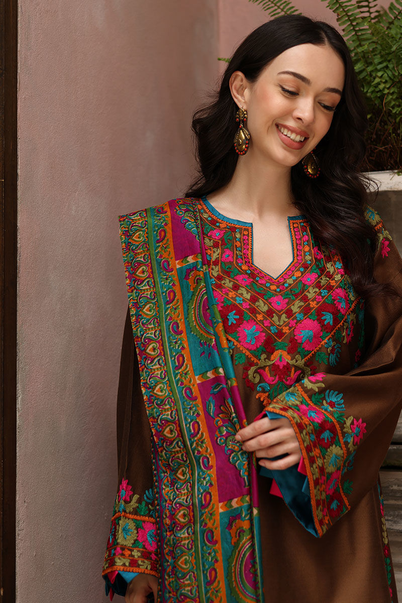 Sapphire - Lawn 3 Piece Embroidered Dress - VL1147