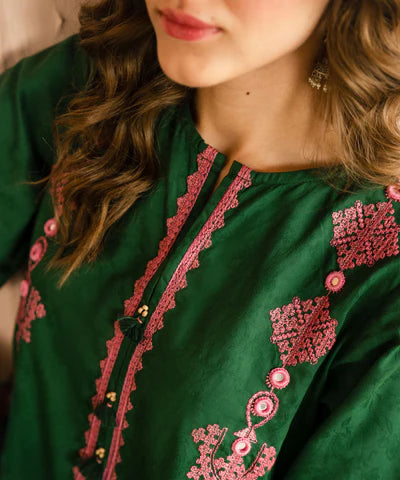 Lawn Unstitched 3 Piece Embroidered Dress VL849