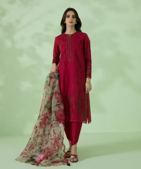 Sapphire Embroidered Lawn Three Piece. VL534