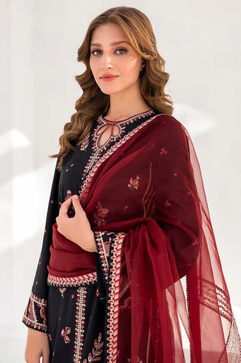 VL771 Dhanak Embroidered with organza dupatta