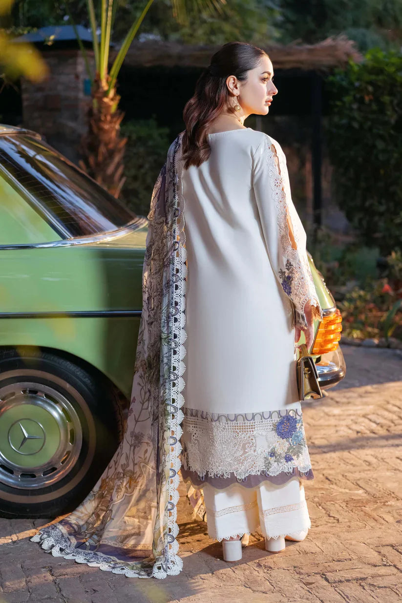 JADE UNSTITCHED 3PC DHANAK EMBROIDERED SUIT- VL1114