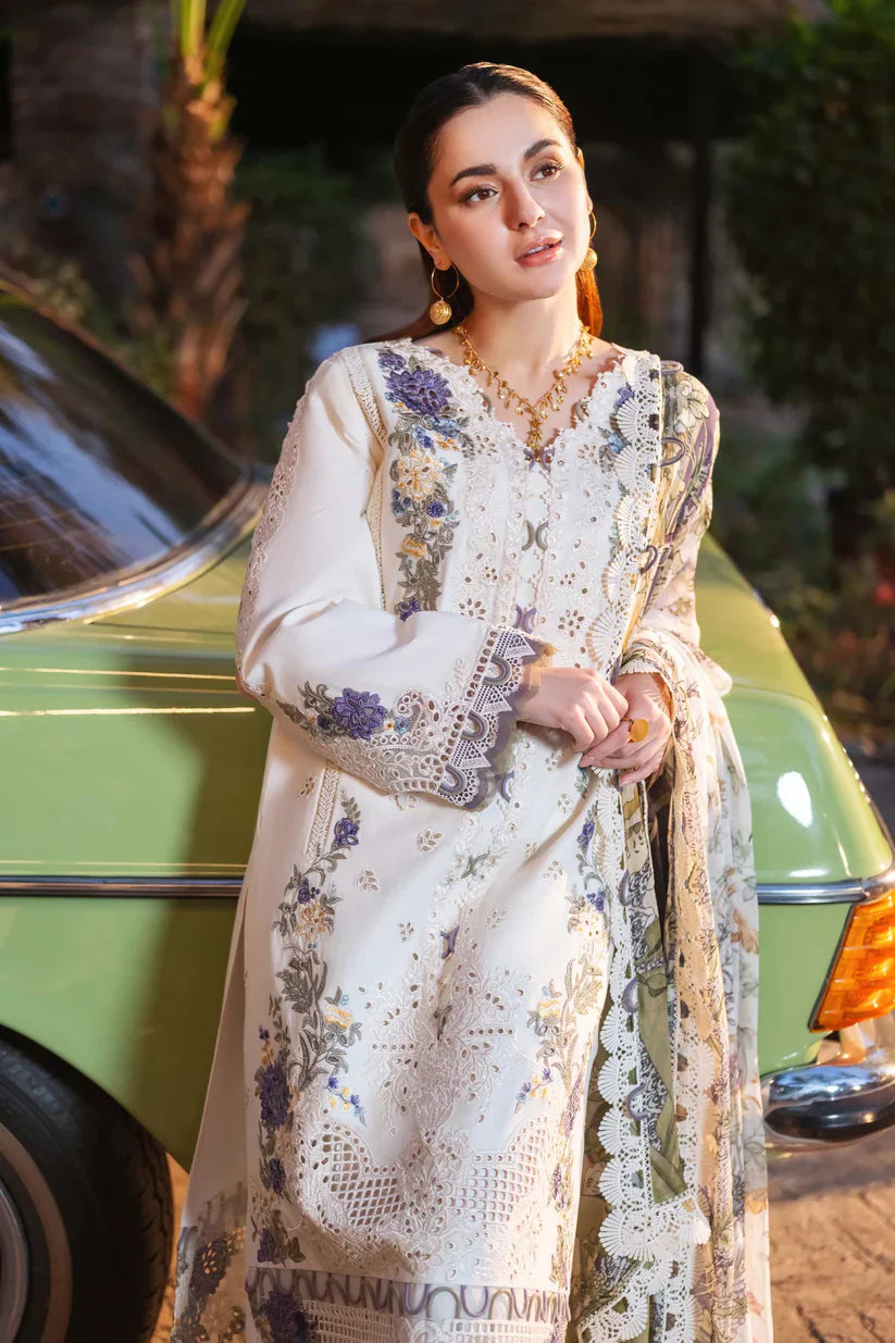 JADE UNSTITCHED 3PC DHANAK EMBROIDERED SUIT- VL1114