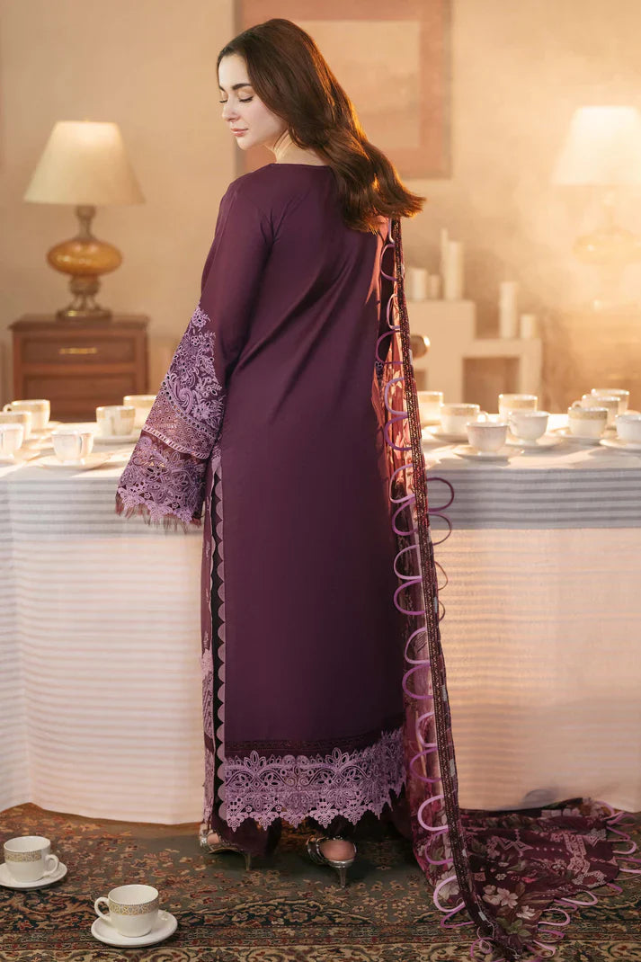 Jade - Winter 3PC Dhanak Embroidered Suit - VL1102