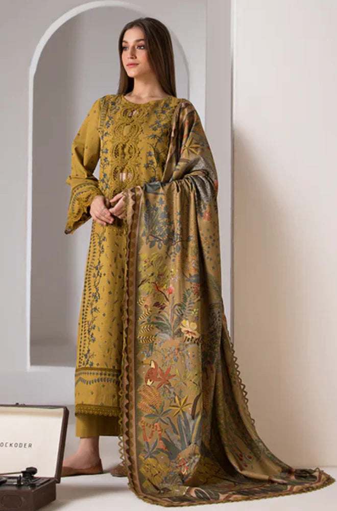 Jazmin - 3PC Lawn Embroidered Suit - VL938