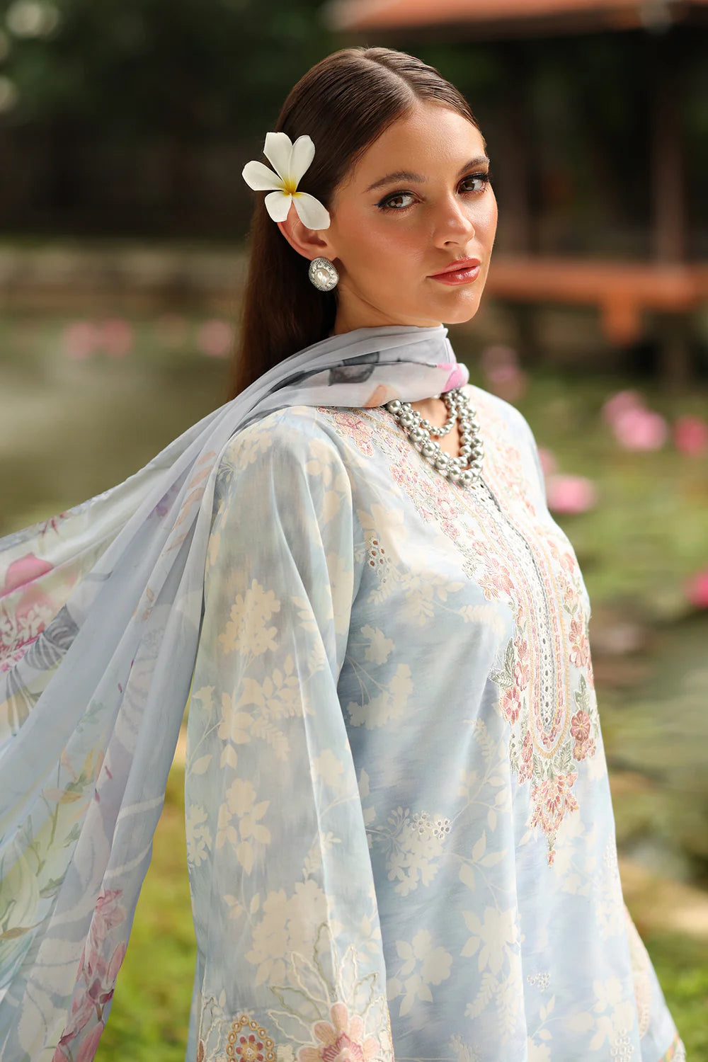 Veezal - Summer 3PC Lawn Digital Printed Dress - Vl1361