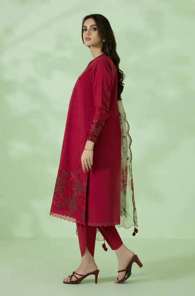 Sapphire Embroidered Lawn Three Piece. VL534