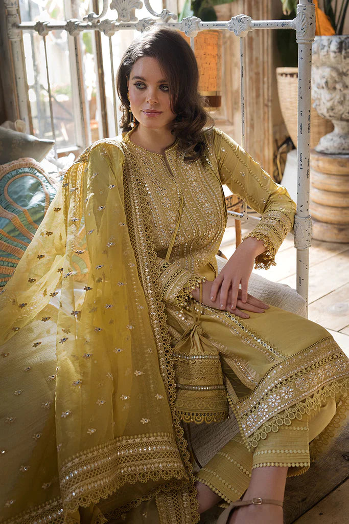 VL204 SOBIA NAZIR EMBROIDERED 3PC Lawn DRESS WITH Embroidered Organza Dopata