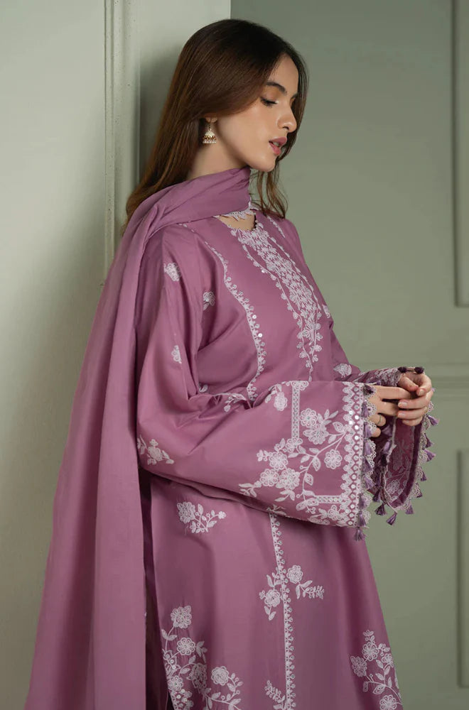 Cross Stitch - Winter 3PC Dhanak Embroidered Suit - VL1150