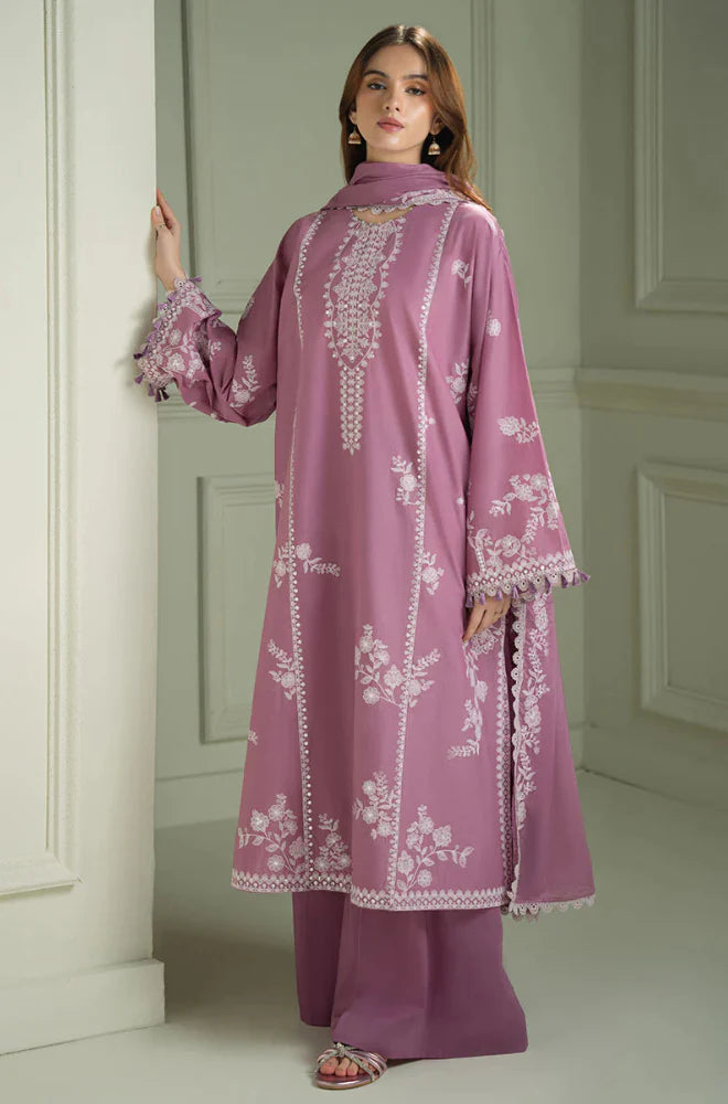Cross Stitch - Winter 3PC Dhanak Embroidered Suit - VL1150