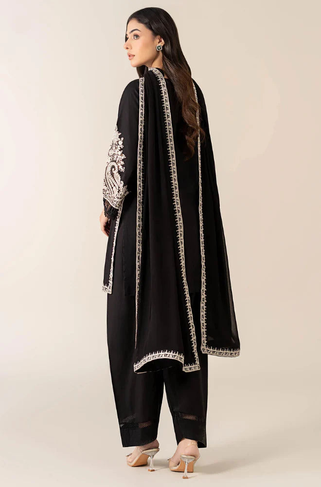 Maria B - Winter 3PC Dhanak Embroidered Suit - VL1110