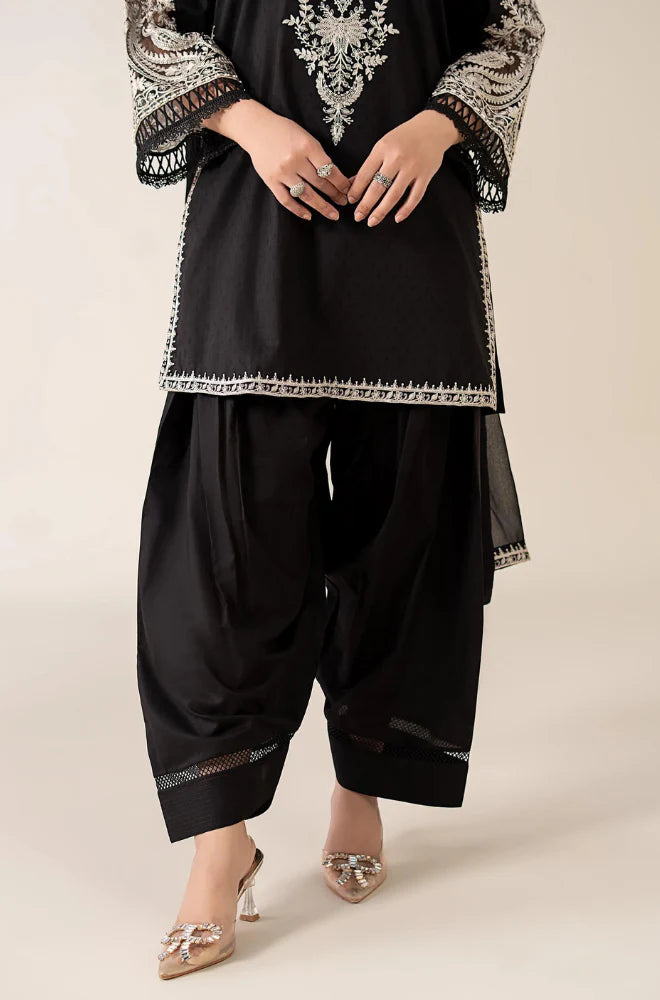 Maria B - Winter 3PC Dhanak Embroidered Suit - VL1110