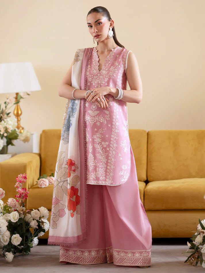 Sapphire - Summer 3PC Lawn Embroidered Suit - VL1396