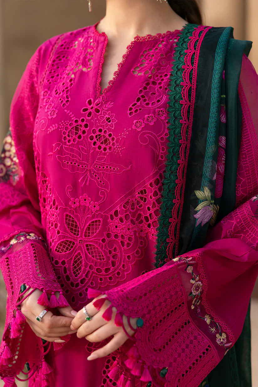 Rehan Rehar 3 Piece Embroidered Dhanak Suit - VL1151