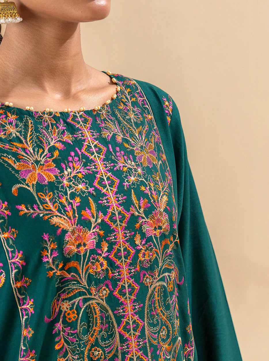 Zara Shahjahan - 3PC Lawn Embroidered Suit - VL1053