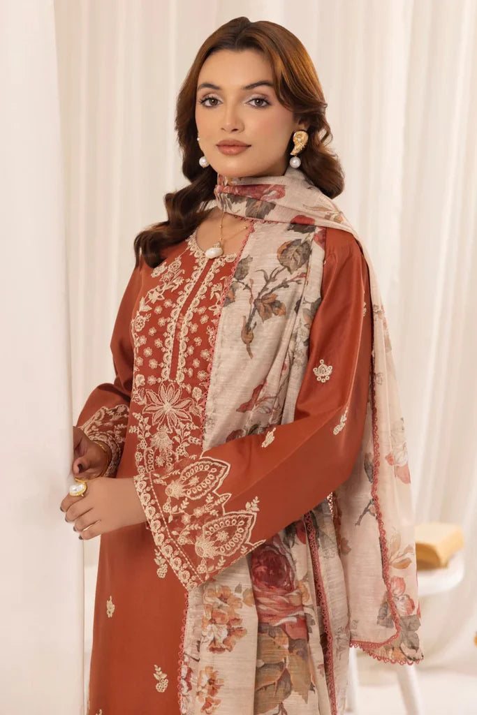 Summer COLLECTION Lawn Embroidered with Chiffon Printed Dupatta VL932