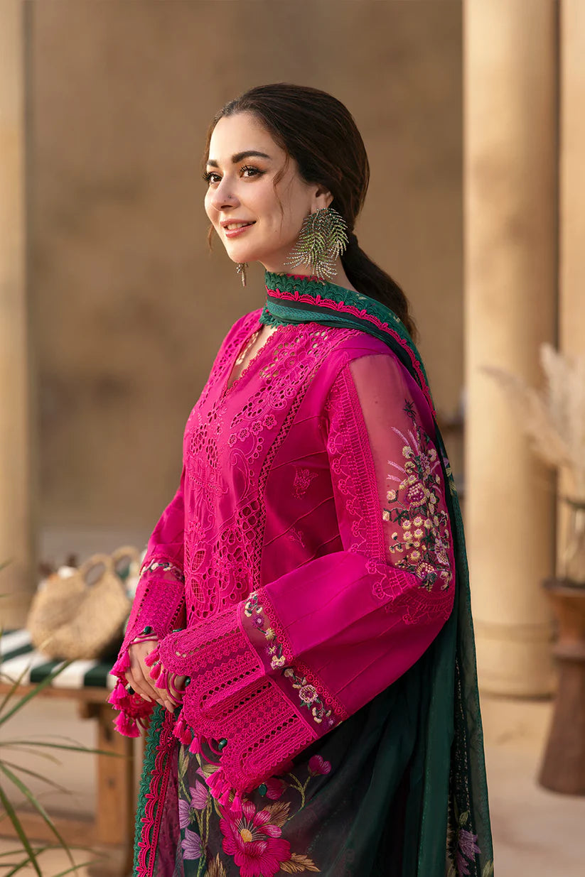 Rehan Rehar 3 Piece Embroidered Dhanak Suit - VL1151