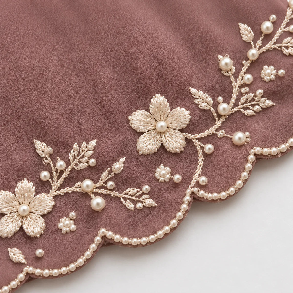 Bunaai - Winter -3PC Silk Embroidered Suit - VL1702