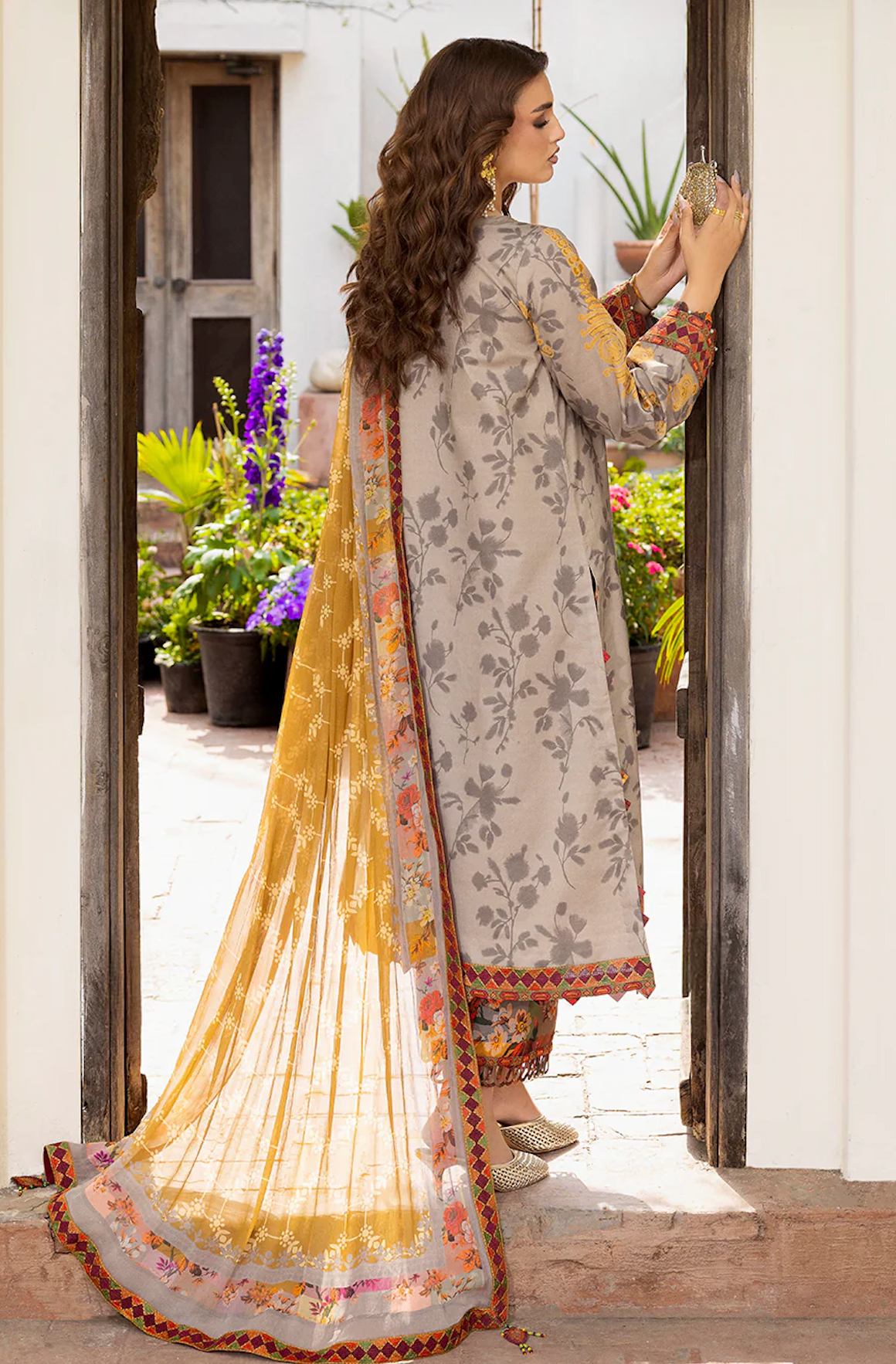 Khaadi - Summer 3PC Lawn Digital Printed Dress - VL1450