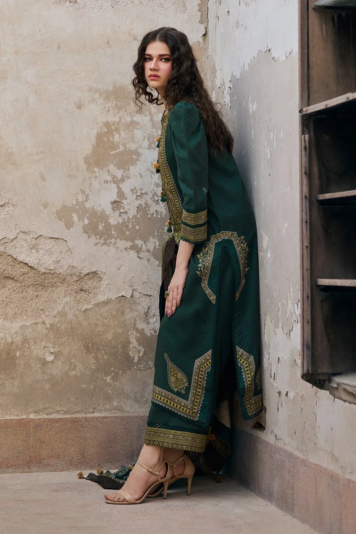 Charizma - Winter 3PC Karandi Digital Print Dress - VL 1635