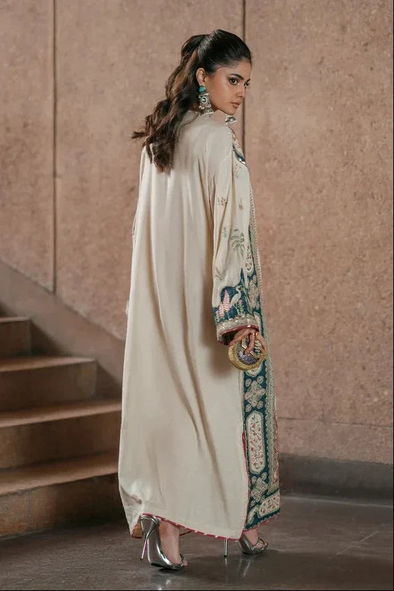 Ethnc - Luxury Silk Embroidered 3Pc Unstitched Suit - VL 1659