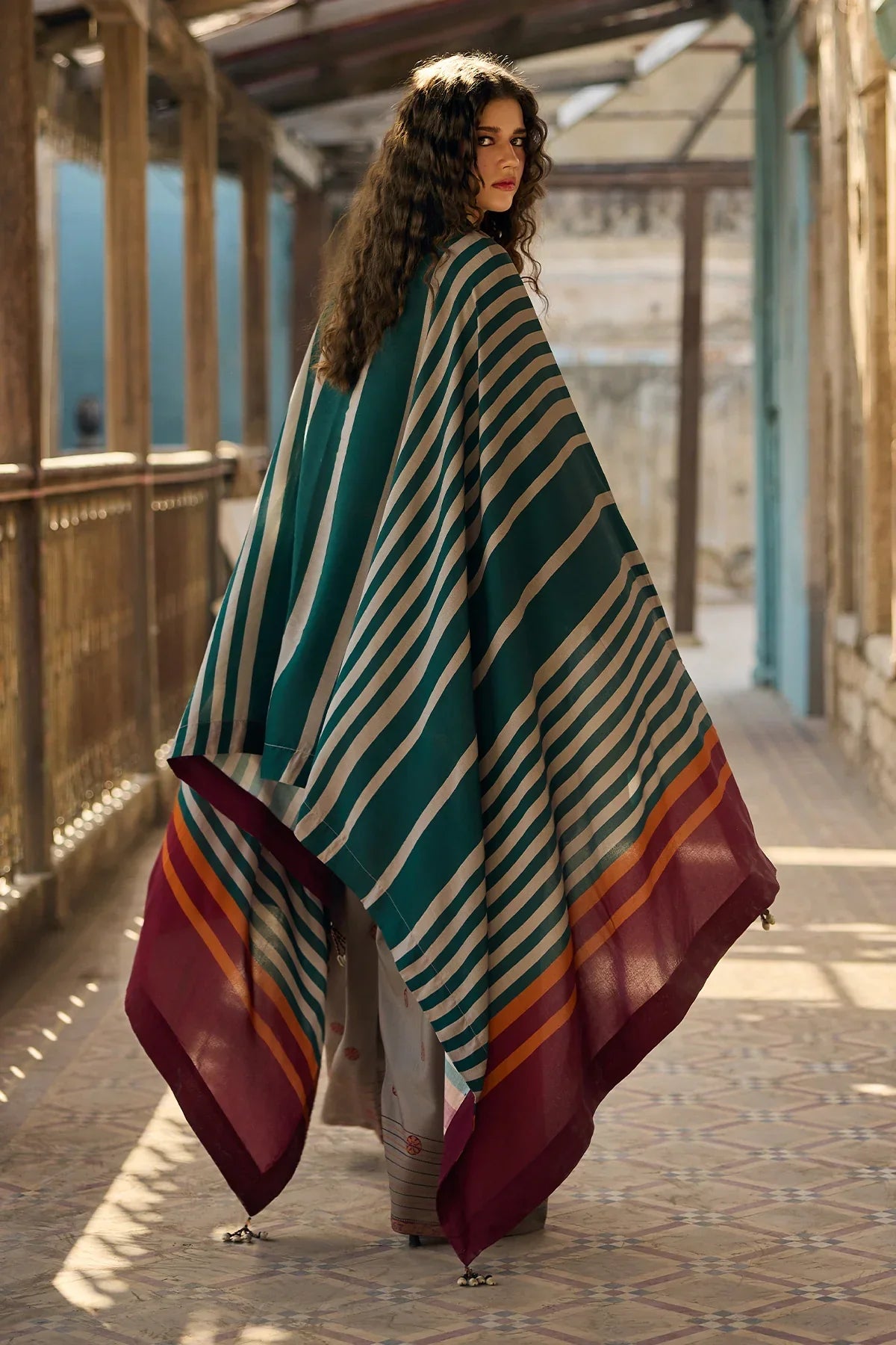Charizma - Winter 3PC Karandi Digital Print Dress - VL 1619