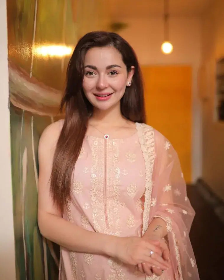 3 Piece Unstitched Heavy Embroidered Lawn Suit ( Fully Embroidered Organza Dupatta ) VL784