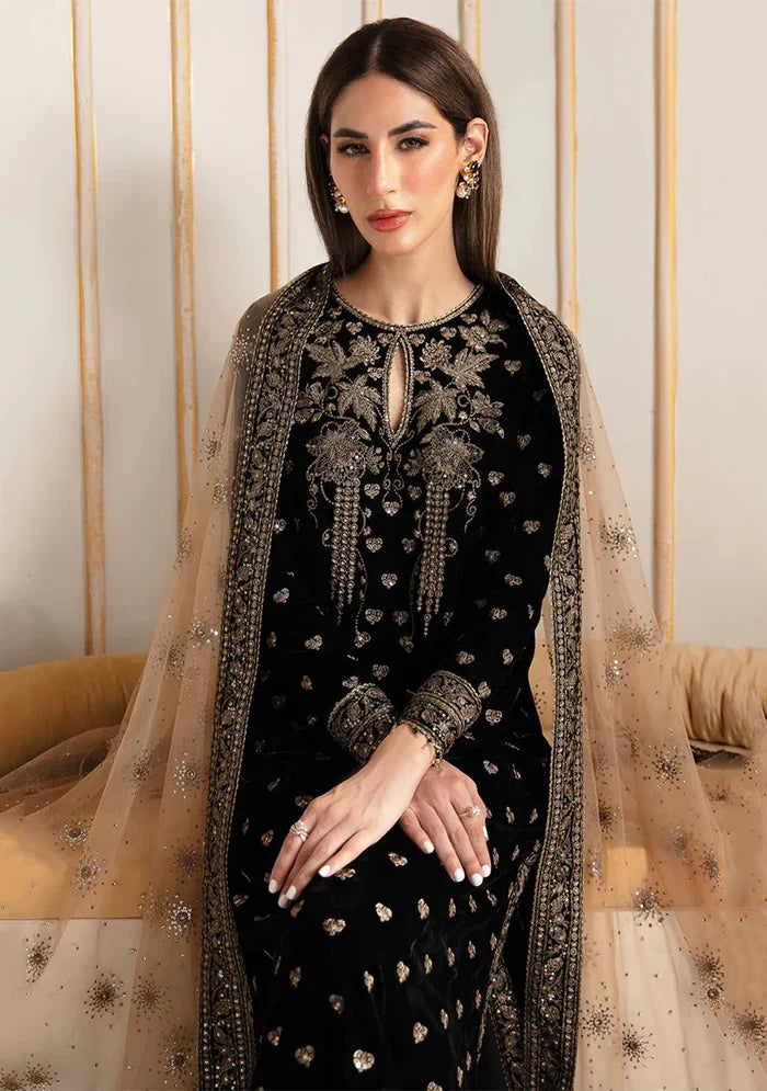 VL 1659 Jazmin - Winter Embroidered Velvet 3piece Suit