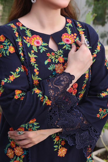Asim Jofa, unstitched 3 piece Lawn sequence embroidered suit - VL1332