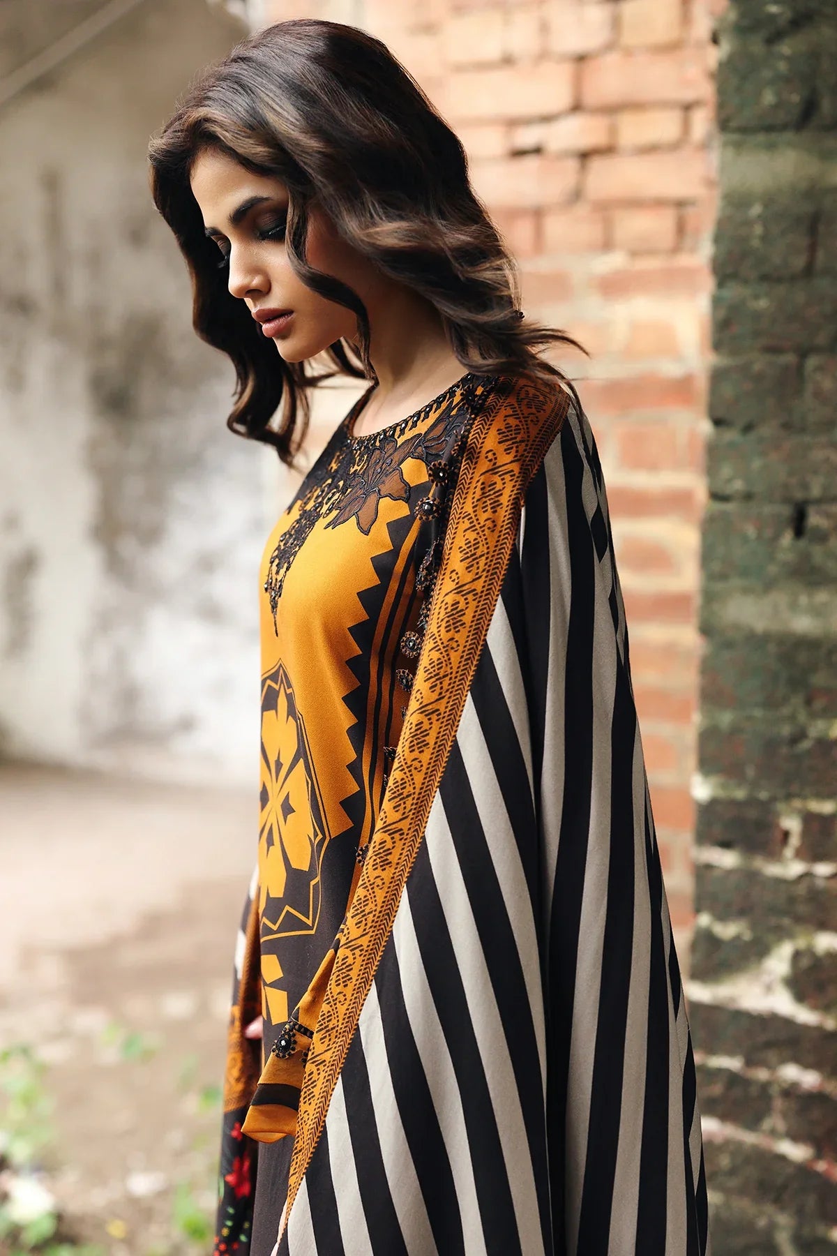 Charizma - Winter 3PC Karandi Digital Print Dress - VL1213