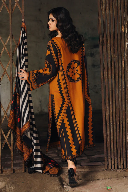 Charizma - Winter 3PC Karandi Digital Print Dress - VL1213