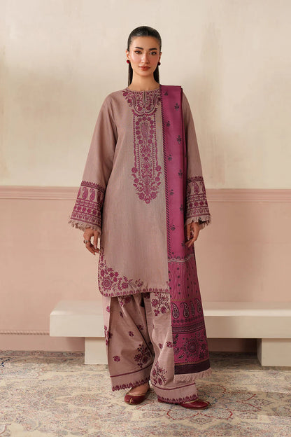 Baroque - 3PC Lawn Embroidered Suit - VL1270
