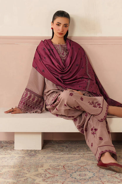 Baroque - 3PC Lawn Embroidered Suit - VL1270