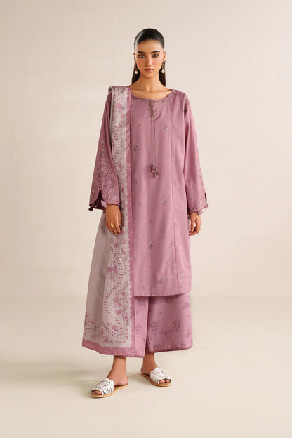 iznik - Winter 3PC Dhanak Embroidered Suit - VL1267