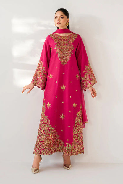 Veezal - Summer 3PC Lawn Embroidered Suit - VL1329
