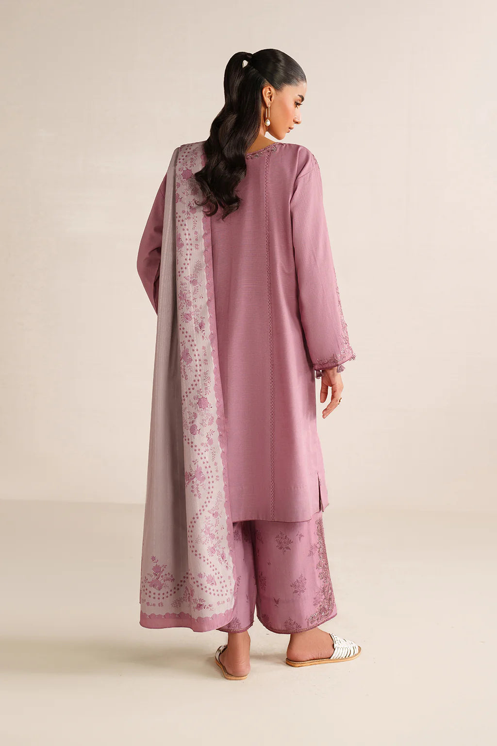 iznik - Winter 3PC Dhanak Embroidered Suit - VL1267
