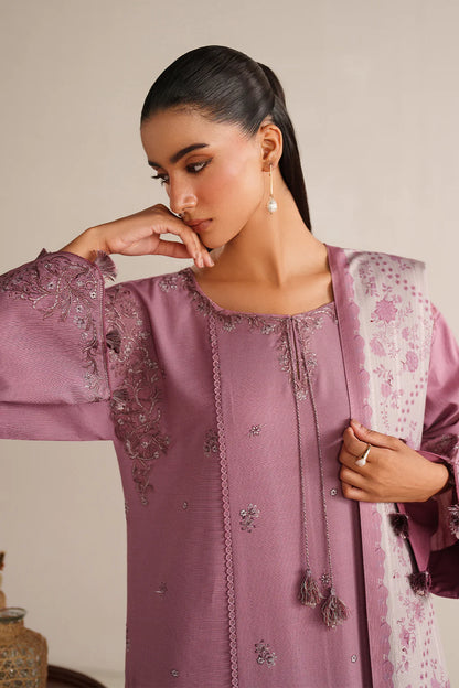 iznik - Winter 3PC Dhanak Embroidered Suit - VL1267