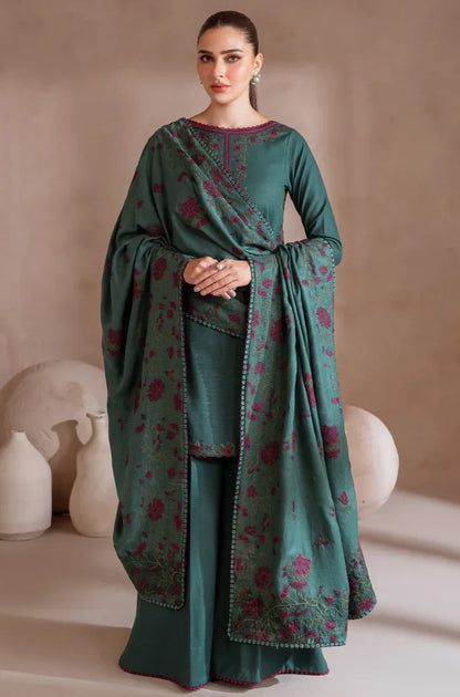 IZNIK - Winter 3PC Dhanak Embroidered Suit - VL1181