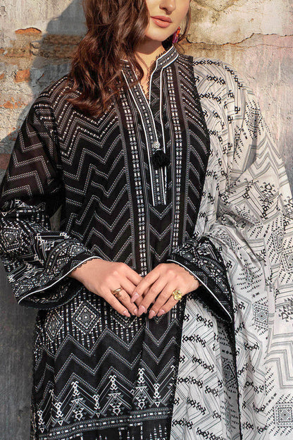 GulAhmed - Summer 3PC Lawn Digital Printed Dress - VL1412