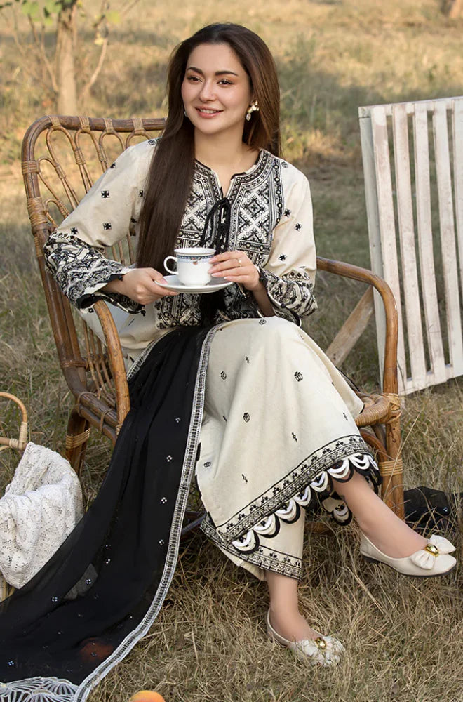 Allys - 3PC Lawn Embroidered Suit - VL939
