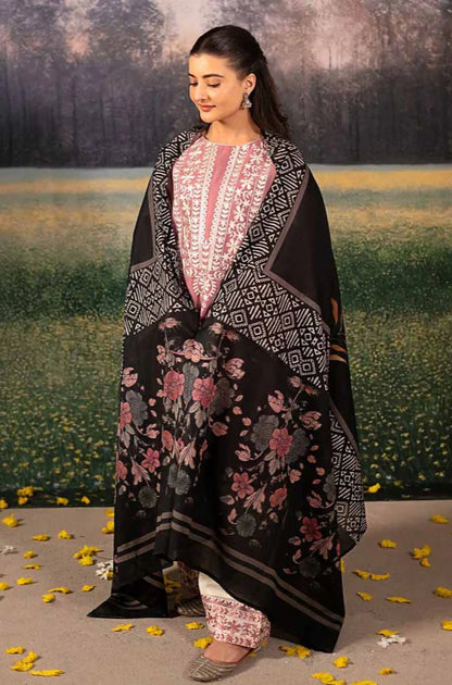 LAAM - Winter 3PC Dhanak Embroidered Suit - VL1193