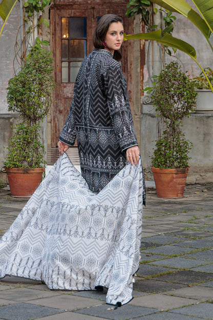 GulAhmed - Summer 3PC Lawn Digital Printed Dress - VL1412