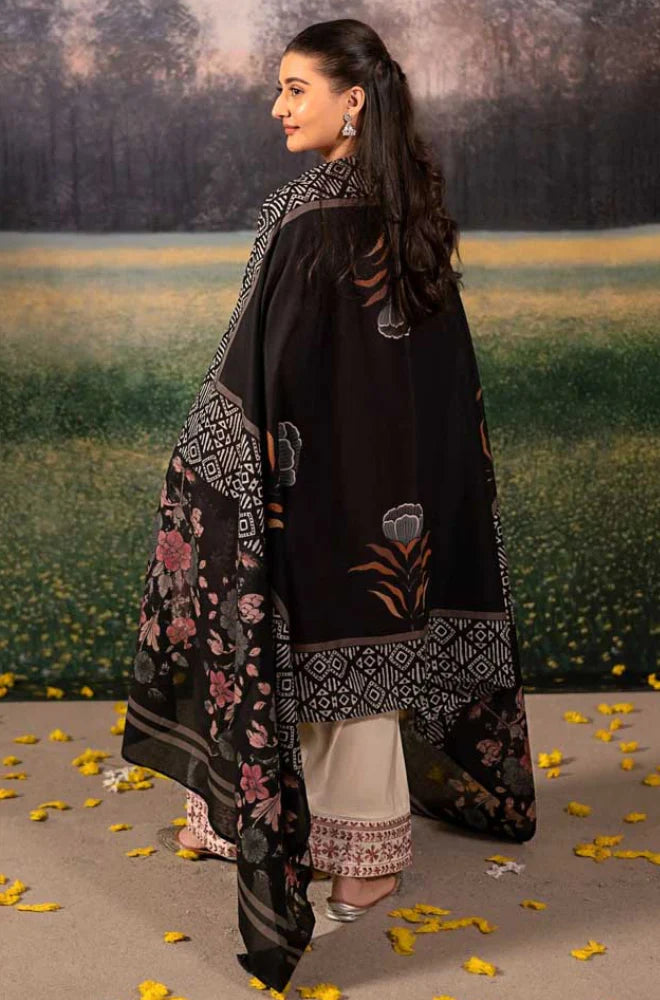 LAAM - Winter 3PC Dhanak Embroidered Suit - VL1193