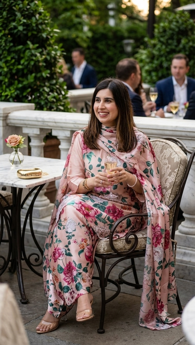 Aneela's 3PCS UNSTITCHED SUIT FABRIC Digtal printed Silk - VL1492
