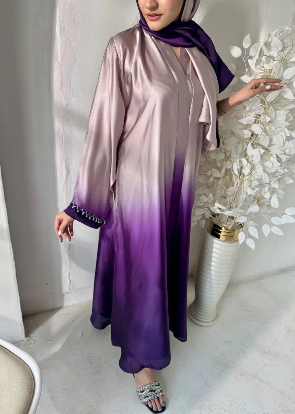 Maria b 3PCS UNSTITCHED SUIT FABRIC Digtal printed Silk - VL1485
