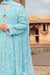 VL501 Bareeze 3pc Linen dress with embroidered chiffon dupatta