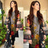 VL94 3PC Linen Embroidered suit with wool shawl