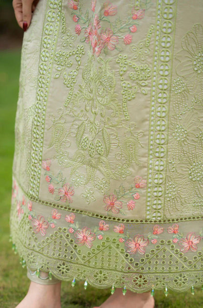 Bareeze 3PC Lawn Embroidered Suit - VL1039