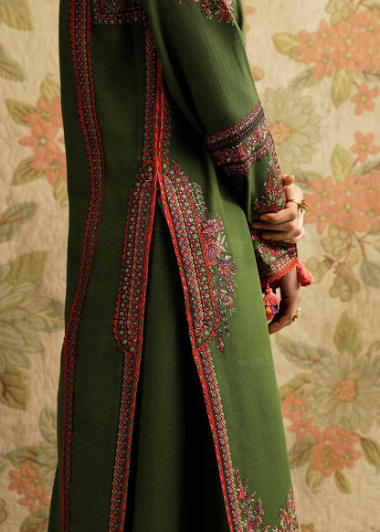 Rehan Rehar 3 Piece Embroidered Dhanak Suit - VL1233