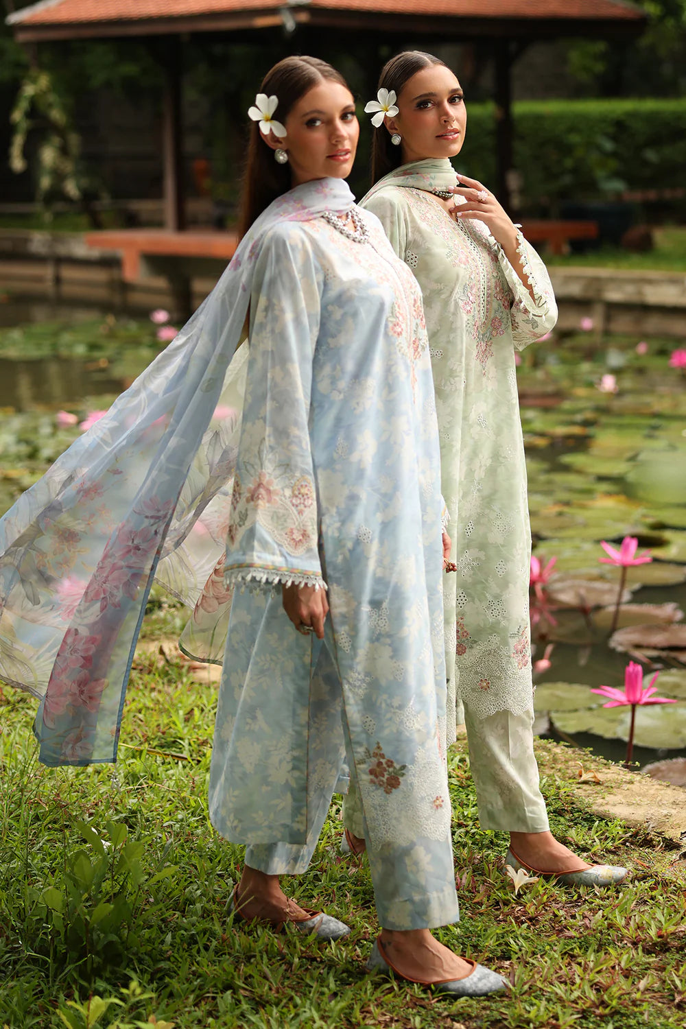 Veezal - Summer 3PC Lawn Digital Printed Dress - Vl1361
